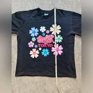 トップス CONP 24SS I Love Tachi Flower T-shirt Faktuzi Daisy Shirts for Women Oversized T Shirts Flower